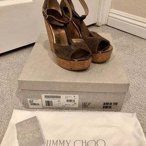 Jimmy Choo Peja Wedge size 6.5